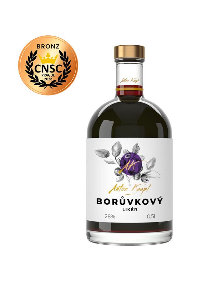 Anton Kaapl Borůvkový likér 0,5l 28%