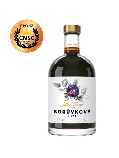 Anton Kaapl Borůvkový likér 0,5l 28%