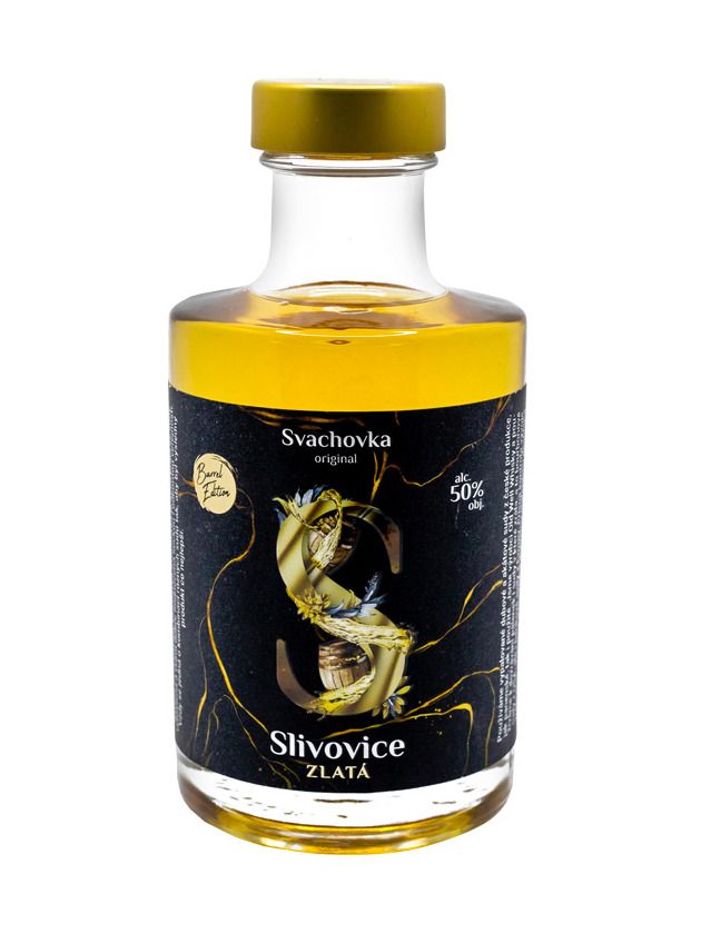 Svachovka zlatá slivovice 0,5l 50%
