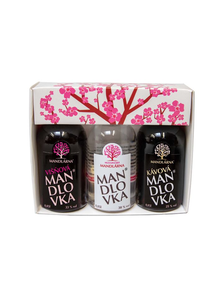 Mandlovka sada 1x 0,05l 38% +1x 0,05l 25% +1x 0,05l 33%