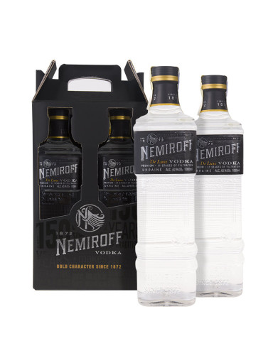 Nemiroff De Luxe Vodka 2 x 1l 40%Twinpack