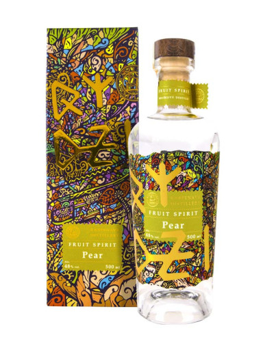 Raspenava Fruit Spirit hruškovice 0,5l 48%
