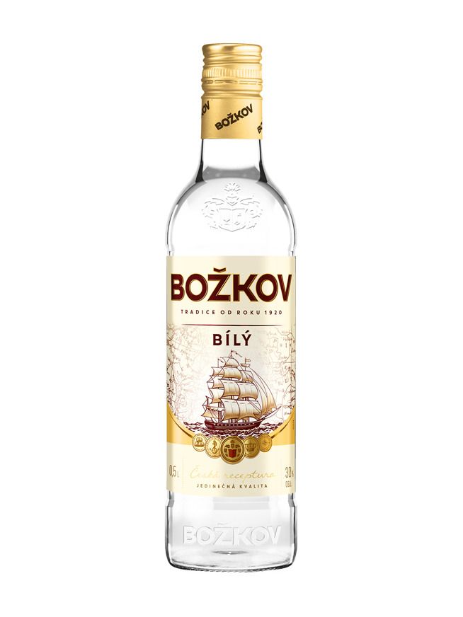 Božkov Bílý 0,5l 30%