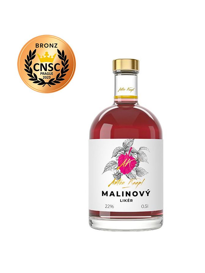Anton Kaapl likér malinový 22% 0,5 l