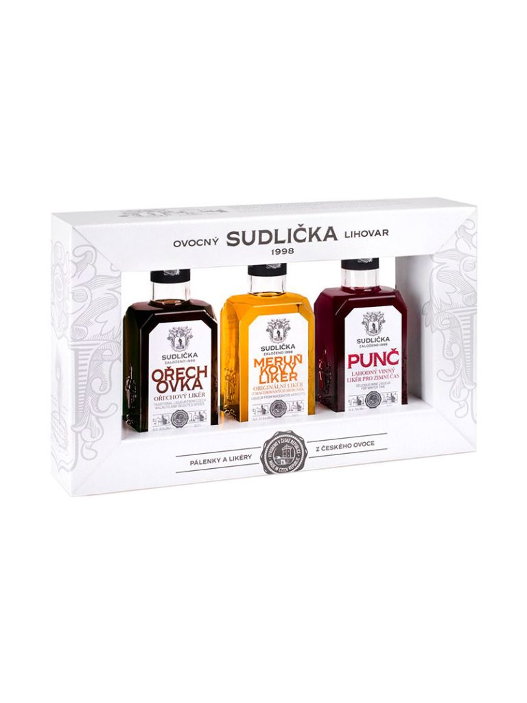 Degustační set Sudličkovy likéry 3 x 0,2 l 29,5%