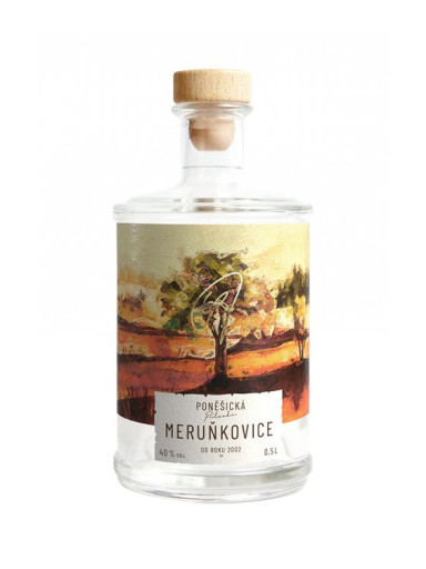 Poněšická meruňkovice 0,5 l 40%