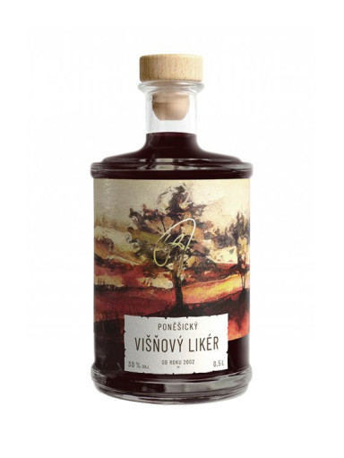Poněšický likér višňový 0,5 l 30%