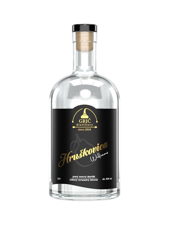 GRIČ Hruškovice 0,5 l 50%