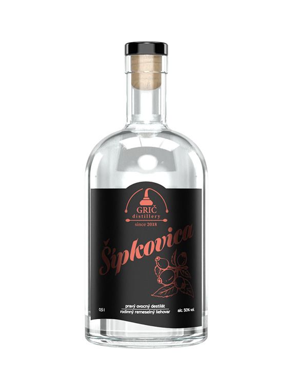 GRIČ Šípkovice 0,5 l 50%