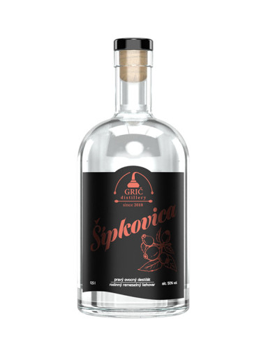 GRIČ Šípkovice 0,5 l 50%