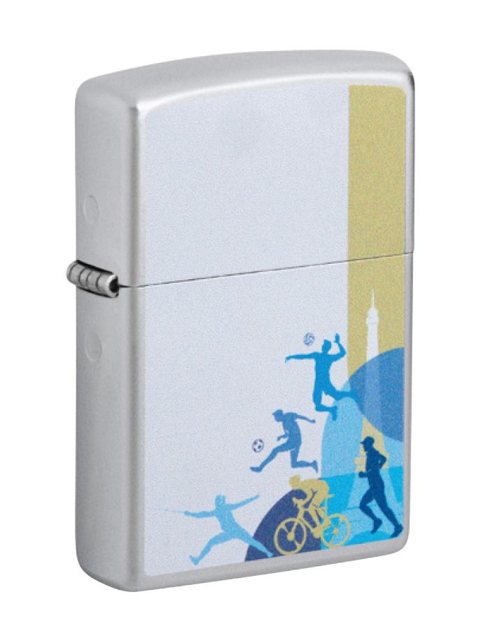 ZIPPO Summer Games 205 Satin Chrome