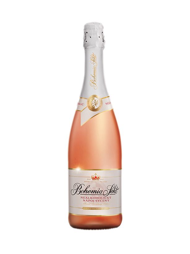 Bohemia Sekt Rose nealko 0% 0,75 l