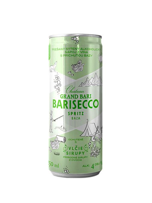 Chateau Barisecco Spritz květ bezu 0,25 l 4,5% obj.