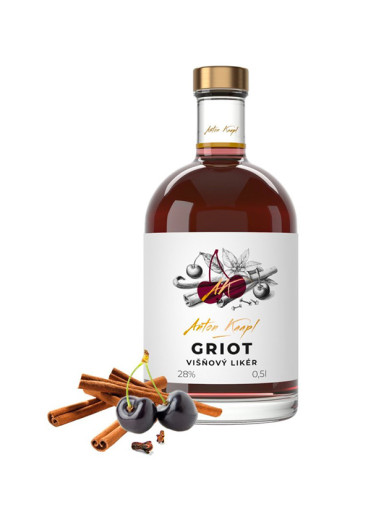 Anton Kaapl GRIOT Višňový likér 0,5 l 28%