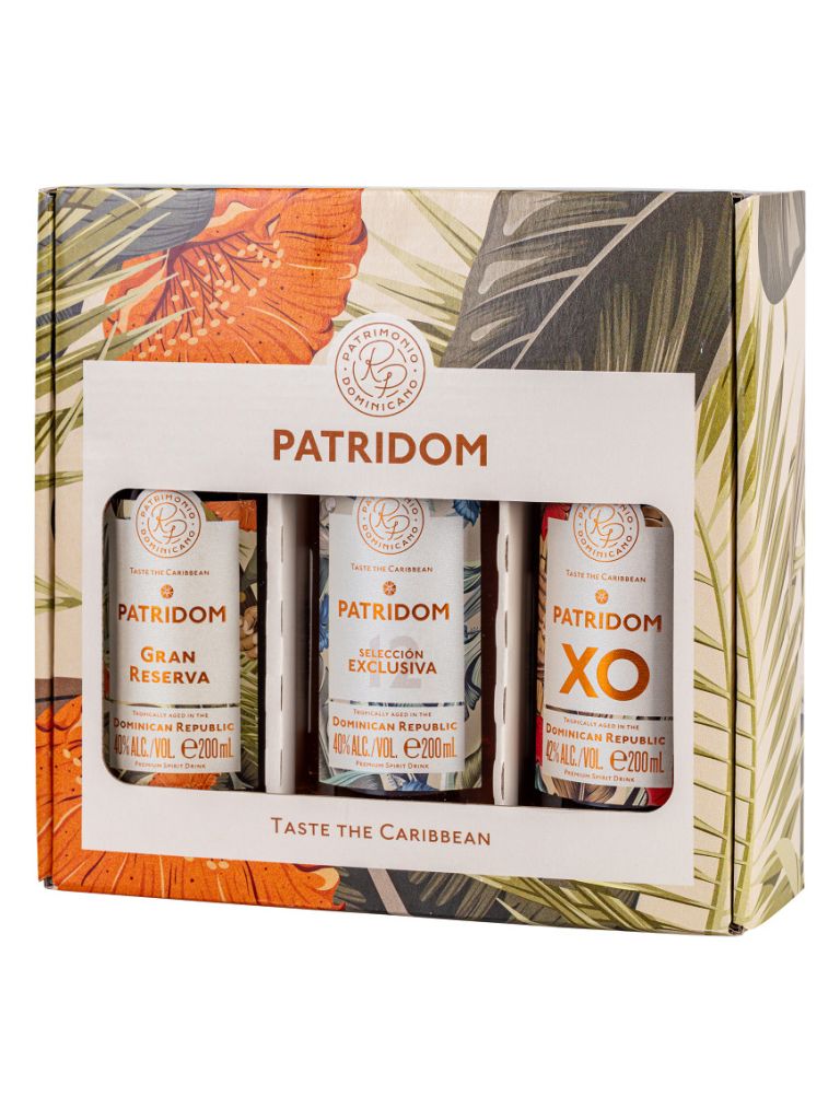 Ron Patridom Mini Gift Box 3 x 0,2l 40,7%