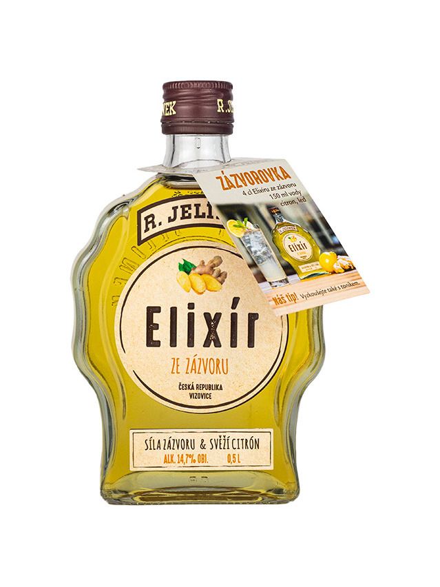R.Jelínek Elixír ze zázvoru 0,5l 14,7%
