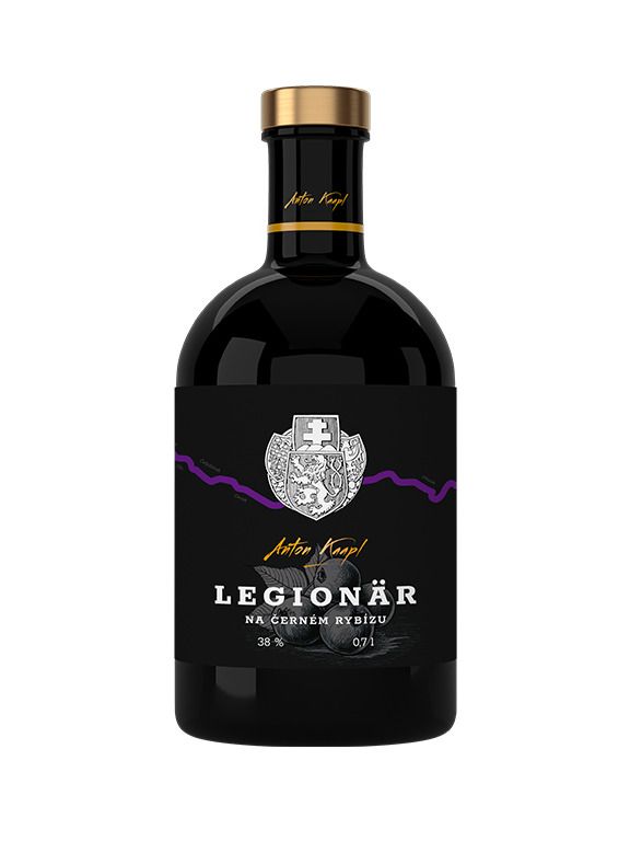 Anton Kaapl LEGIONÄR na černém rybízu 38% 0,7 l