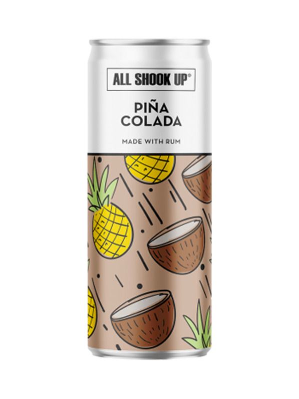 All Shook Up RTD Pina Colada 3,4% 0,25 l