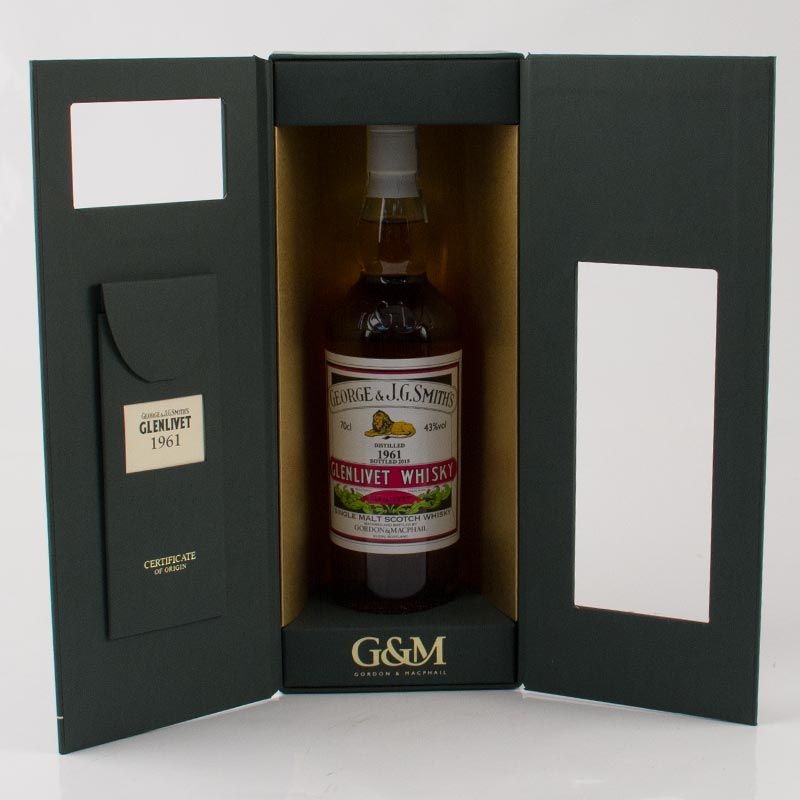 THE GLENLIVET 1961 50Y G&M 43% 0,7 l