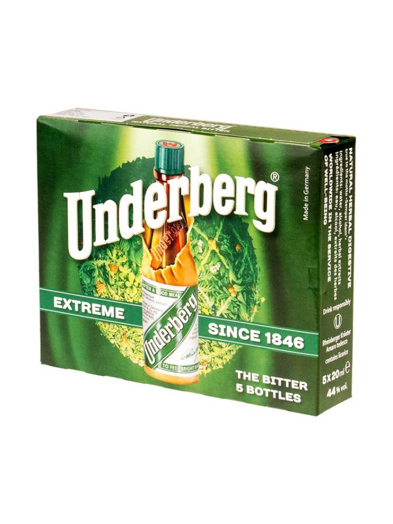 Bylinný likér Underberg 5x0,02 l 44%