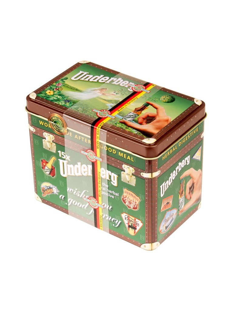 Plechová dóza Underberg 15x0,02 l 44%