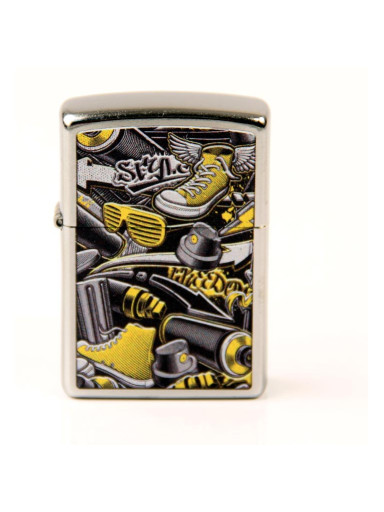 ZIPPO street chrom color "Graffiti Design" 60004600