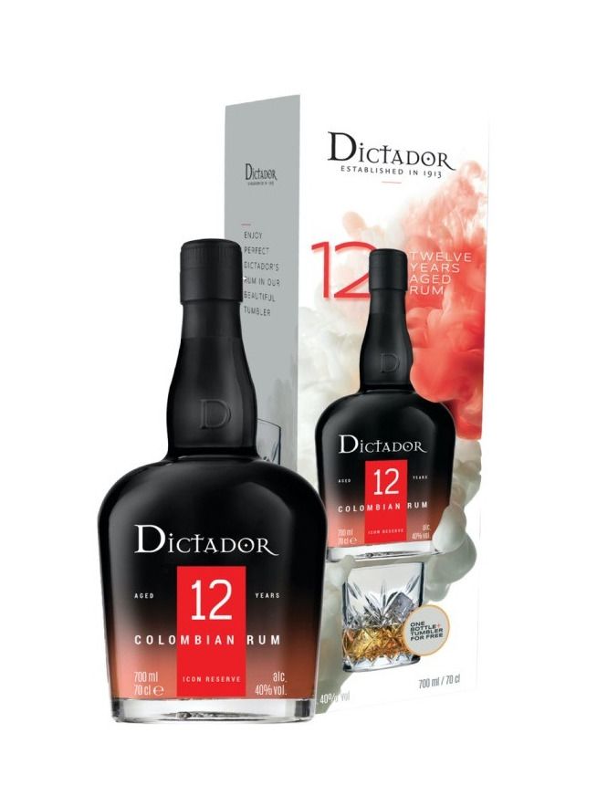 Dictador 12YO 0,7 l 40% dárkové balení + sklenička