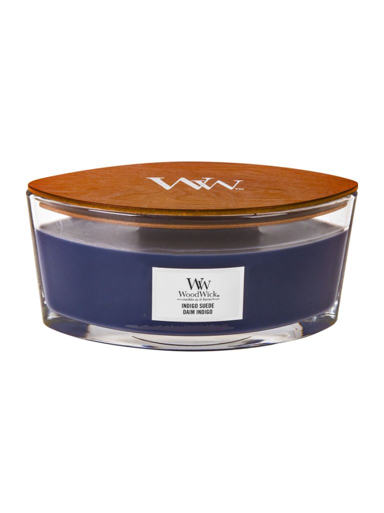 WoodWick Indigo Suede boat