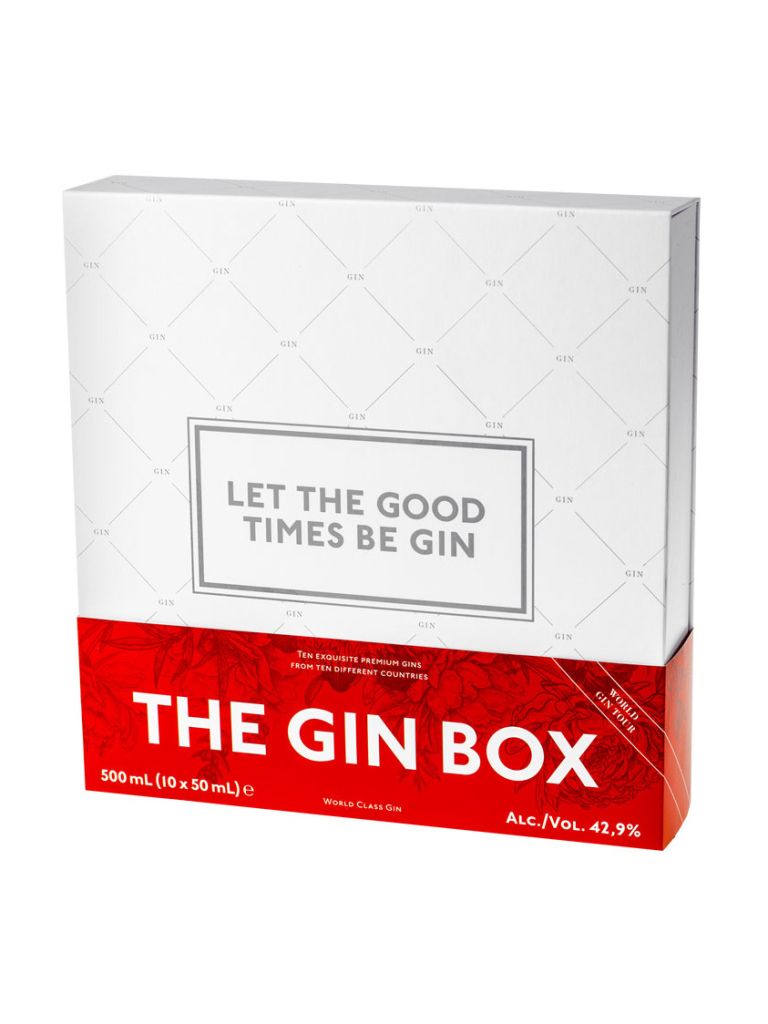 Degustační sada Gin Box World Tour 10 × 0,05 l 42,9%