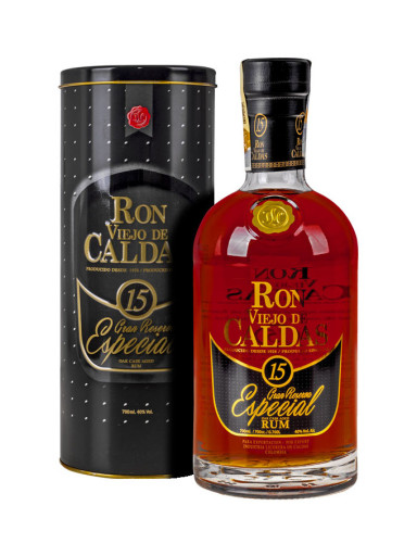 Ron Viejo de Caldas 15y 0,7l 40% dárkové balení