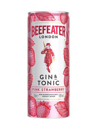 Beefeater Gin & Tonic Pink Strawberry 4,9% 0,25 l
