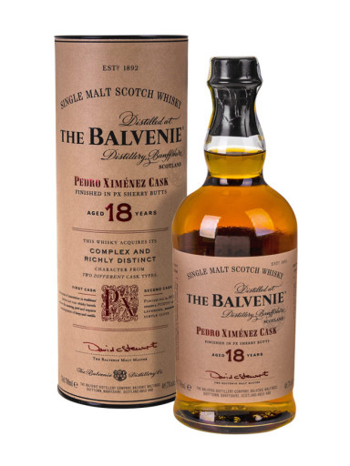 Balvenie 18Y Pedro Ximénez Sherry Cask 0,7l 48,7% Dárkové balení