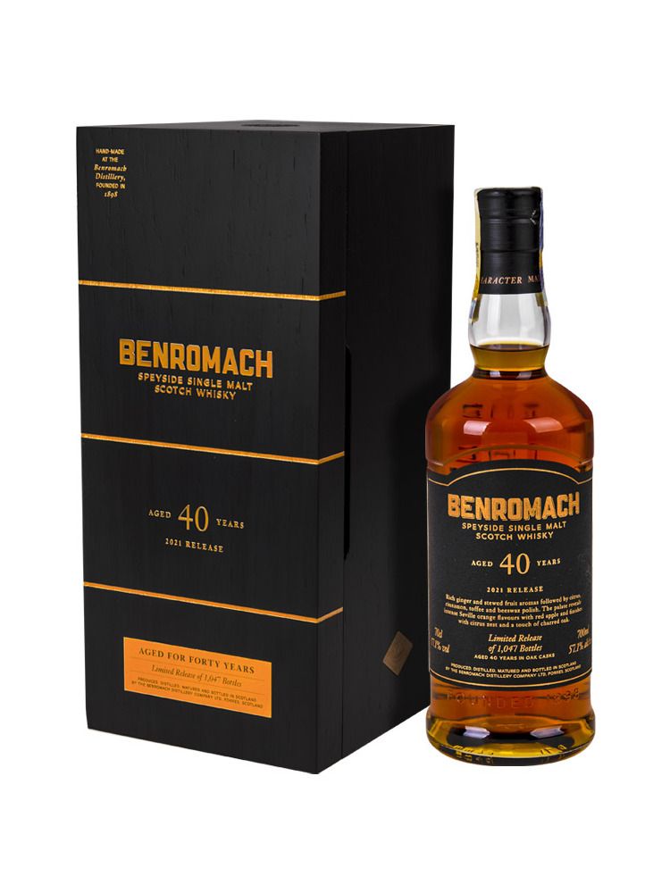 Benromach 40Y 2021 Edition 0,7l 57,10% Dárkové balení